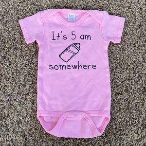It’s 5 am somewhere short sleeve bodysuit